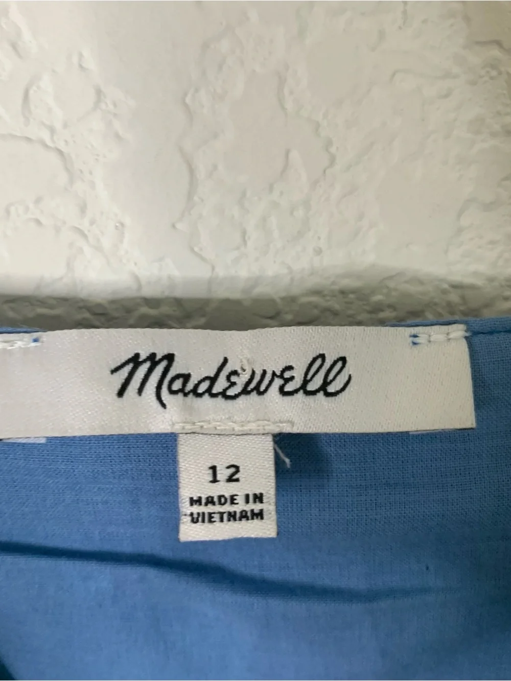 Madewell Womens Button-Front Tiered Midi Dress in Stripe 12